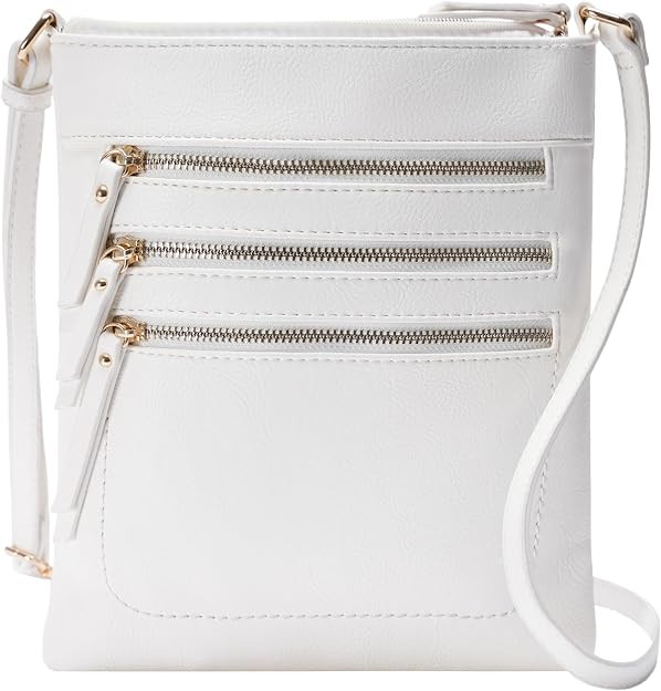 Solene Crossbody Bag Functional Multi Pocket Messenger Purse Top Zip Closure Shoulder Handbag Wit... | Amazon (US)