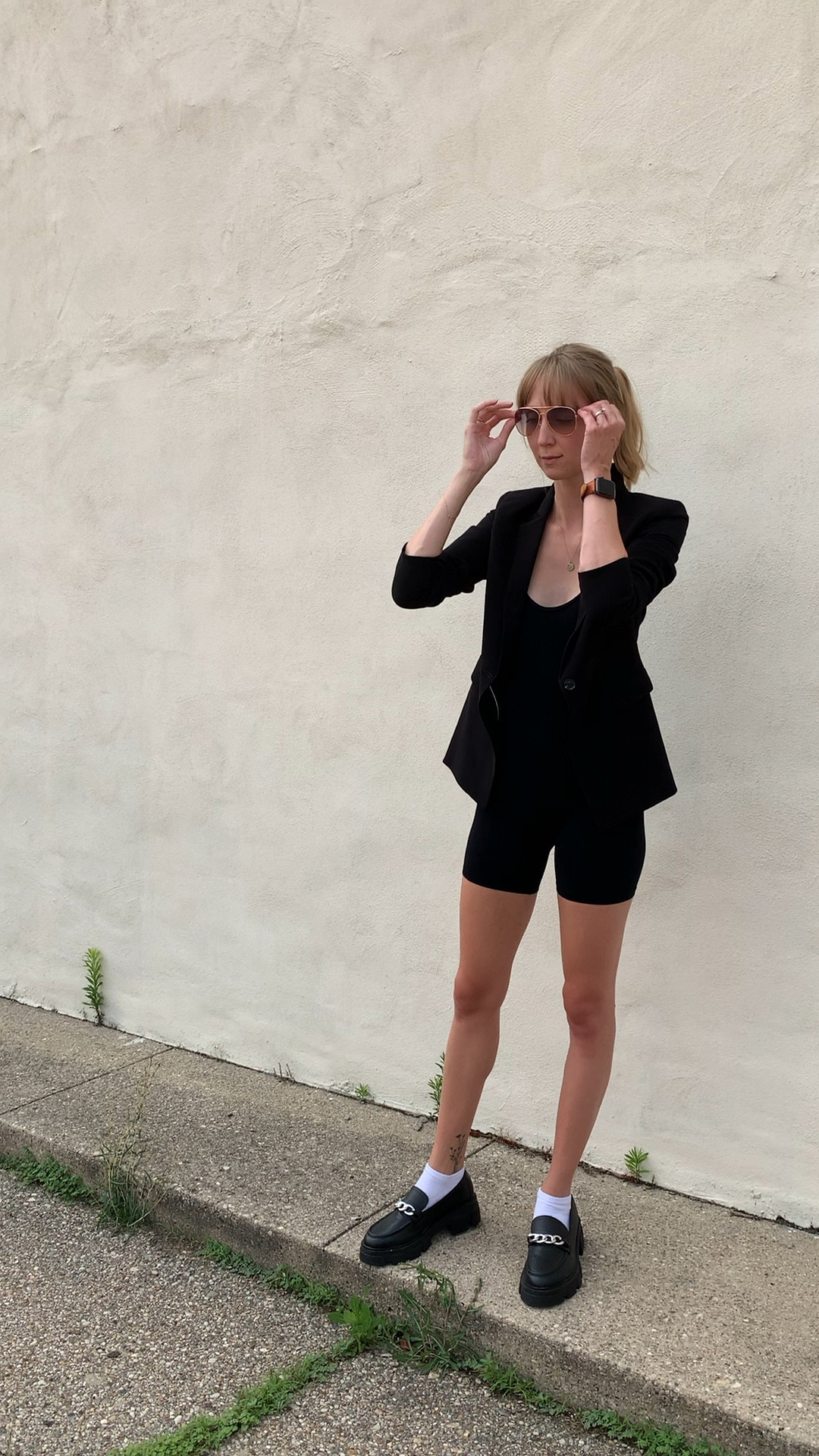 styling this ribbed biker shirt romper 

#LTKSeasonal #LTKshoecrush #LTKstyletip