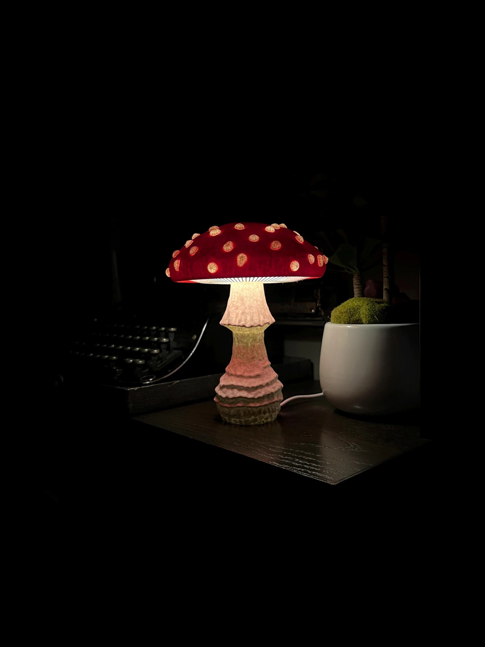 Mushroom Lamp – Cozy Cottagecore Night Light, Ambient Glow, 3 Color Modes (7.5 Inch) | Etsy (Global)