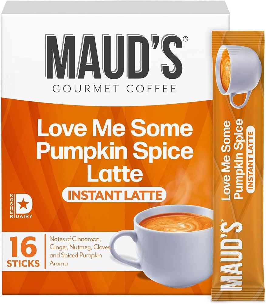 Maud's Pumpkin Spice Latte Instant Coffee, 16ct | Amazon (US)