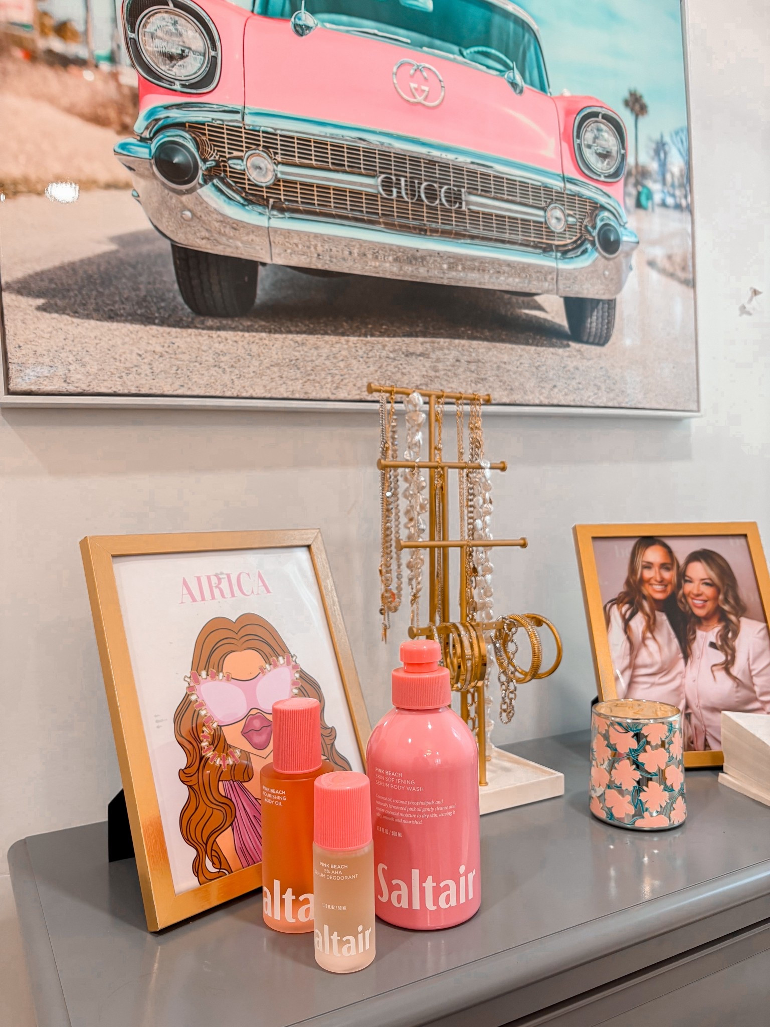 My favorite area in my office! Also, who has tried Saltair? I LOVE! 💕✨💗 #saltair #target #beauty #beautyproducts #bathproducts #frenshe #sephora #ulta #beautyhacks #shop #amazon #jewels #gucci #artwork #office #girlyoffice #girlymusthaves #essentials #selfcare #selfcarefavs #favs #hydration #beautyselfcare

#LTKBeauty #LTKselfcare #LTKFindsUnder50