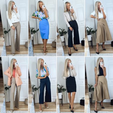 Work outfit ideas! Use code “Nikki20” to save on the camel pleated midi skirt!

#LTKworkwear
