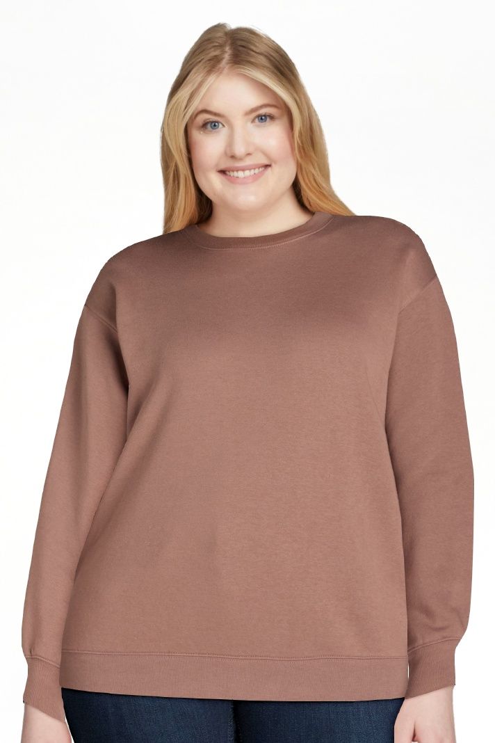 No Boundaries Oversized Sweatshirt with Long Sleeves, Women’s | Walmart (US)