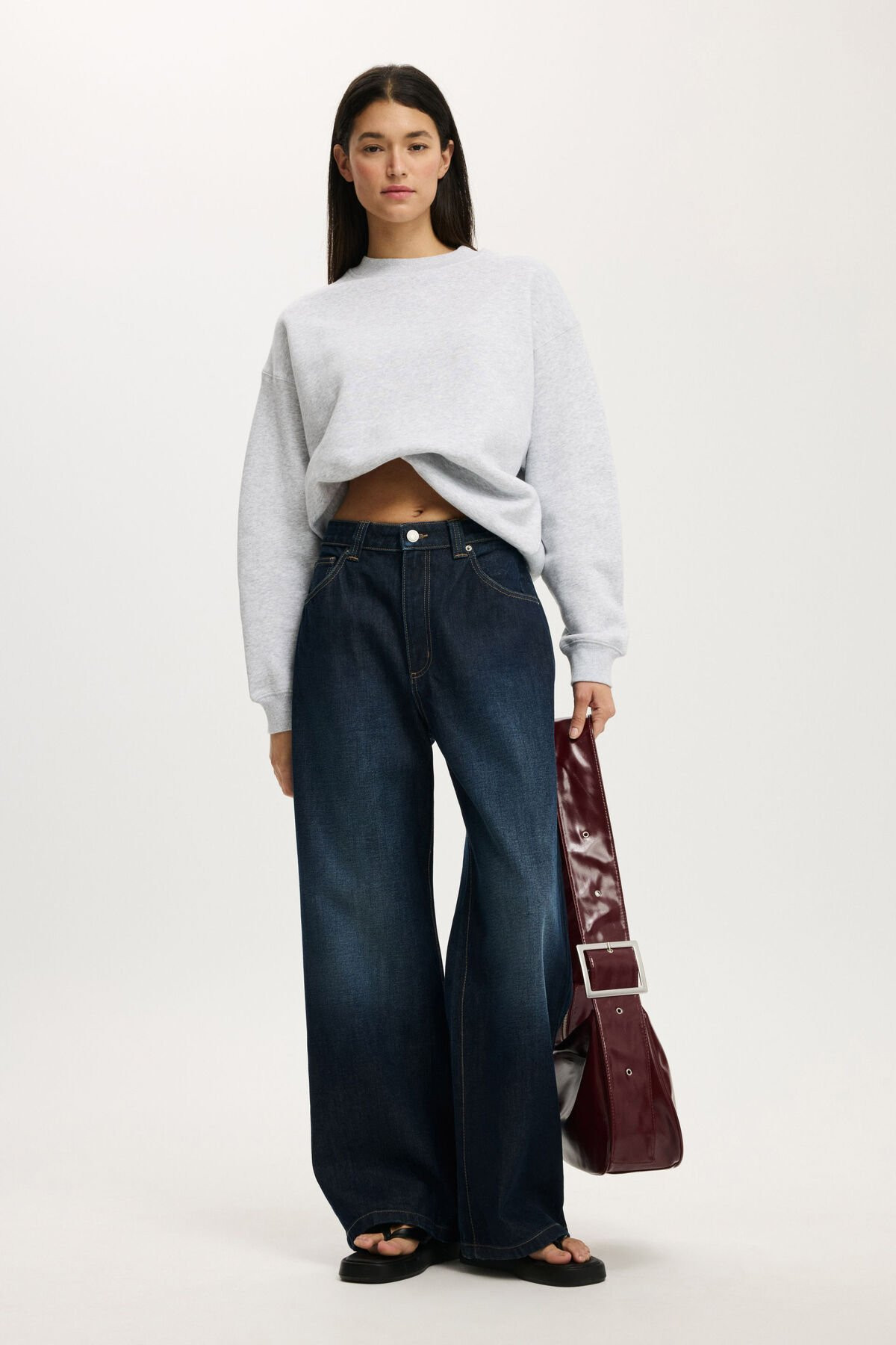 Oversized Fleece Sweatshirt | Cotton On (US)