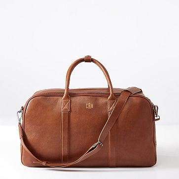 Carson Leather Overnighter | Mark and Graham