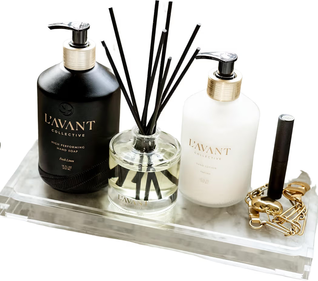 L'avant Collective Large Luxury Lucite Tray | Real Luxurious Vanity Tray Coffee Table Soap Tray K... | Amazon (US)