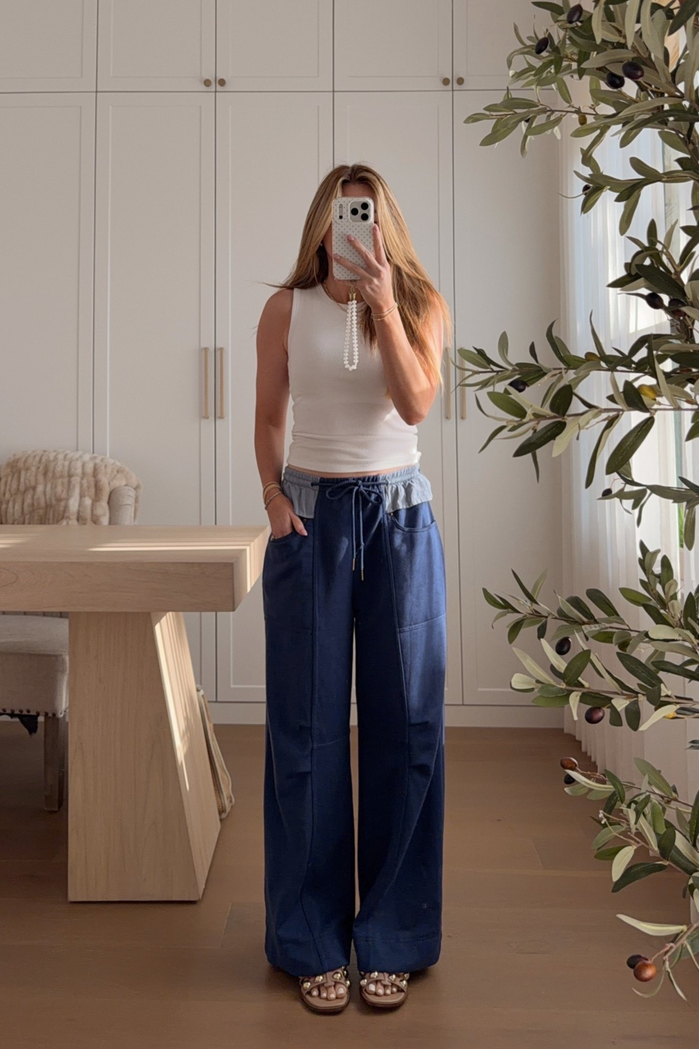 bra tank: xs // pants: small

casual outfits, amazon fashion, summer outfits, denim, flowy pants, michele jaliene

#LTKootd