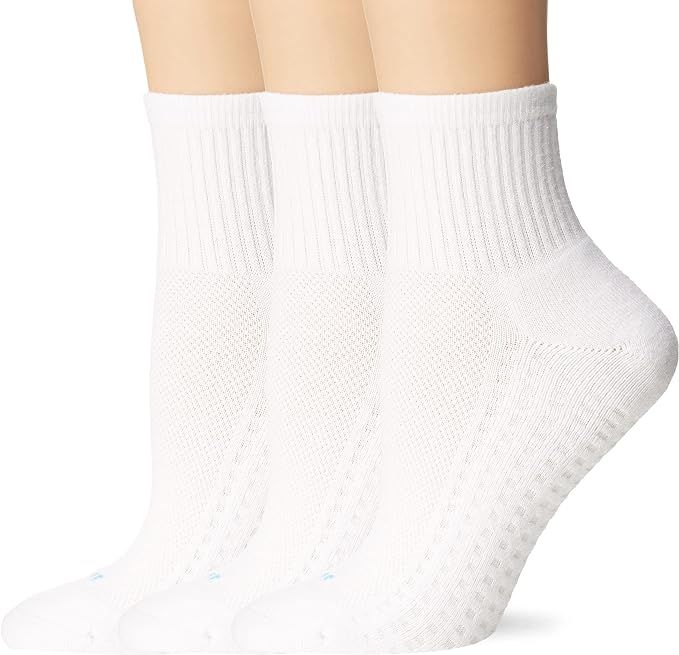 HUE Women's Air Sport 3 Pair Pack Mini Crew Socks | Amazon (US)