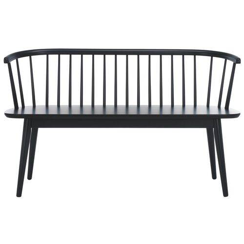 Calenyn Spindle Bench - Black | Couch, Sofa, Settee | One Kings Lane