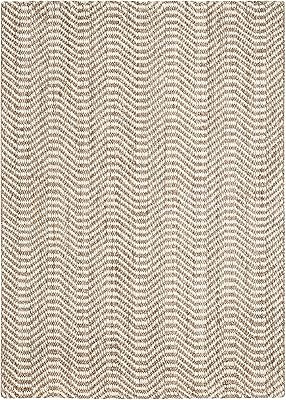 nuLOOM Vania Chevron Jute Rug, 5' x 8', Off White | Amazon (US)