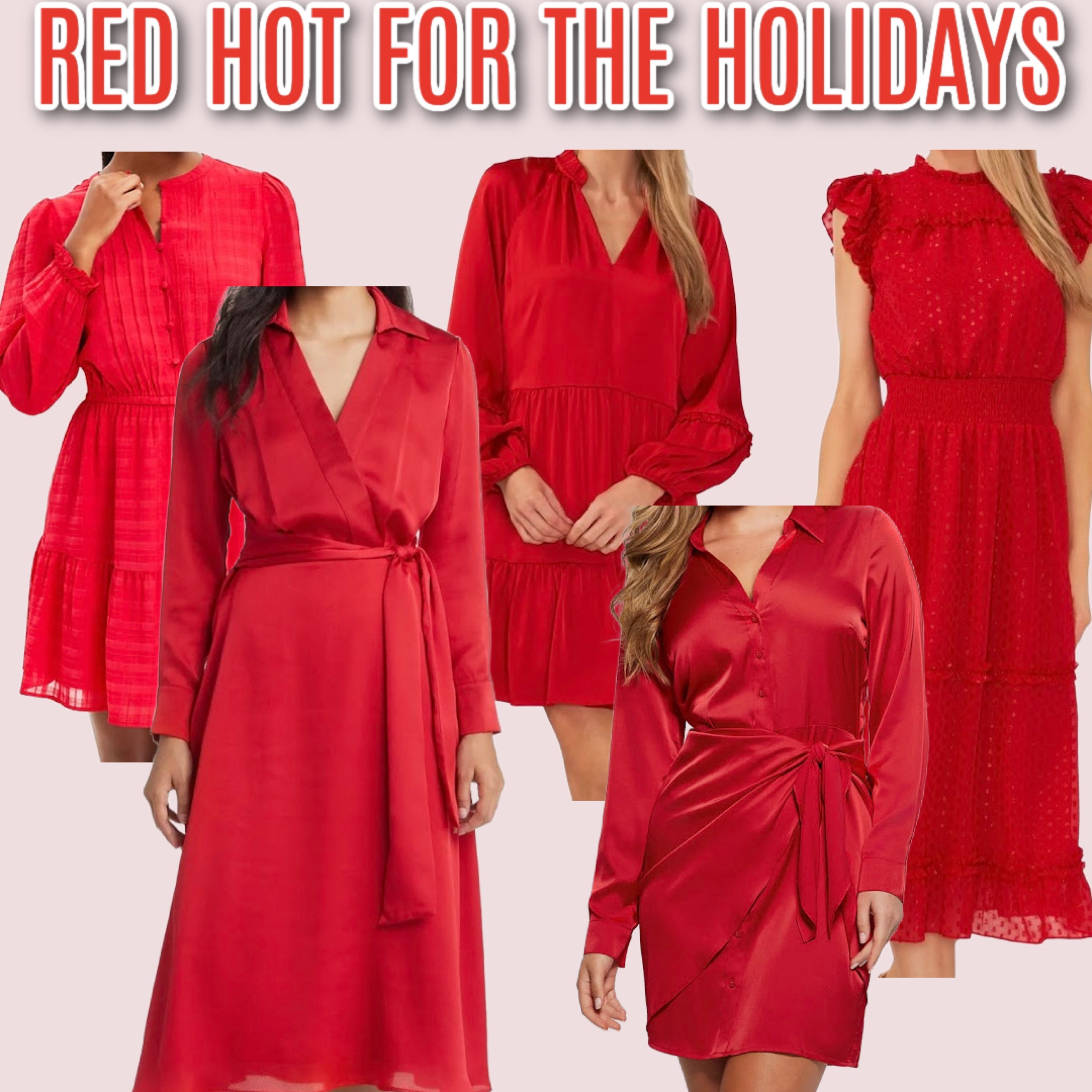 Check out these red hot holiday dresses
#holidayoutfits #holidaydress
#Christmasdress


#LTKover40 #LTKHoliday #LTKSeasonal