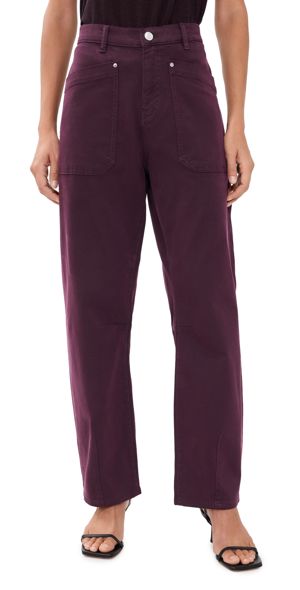 DL1961 Bilie Easy Barrel Pants Viola (Dl Twill) 23 | Shopbop
