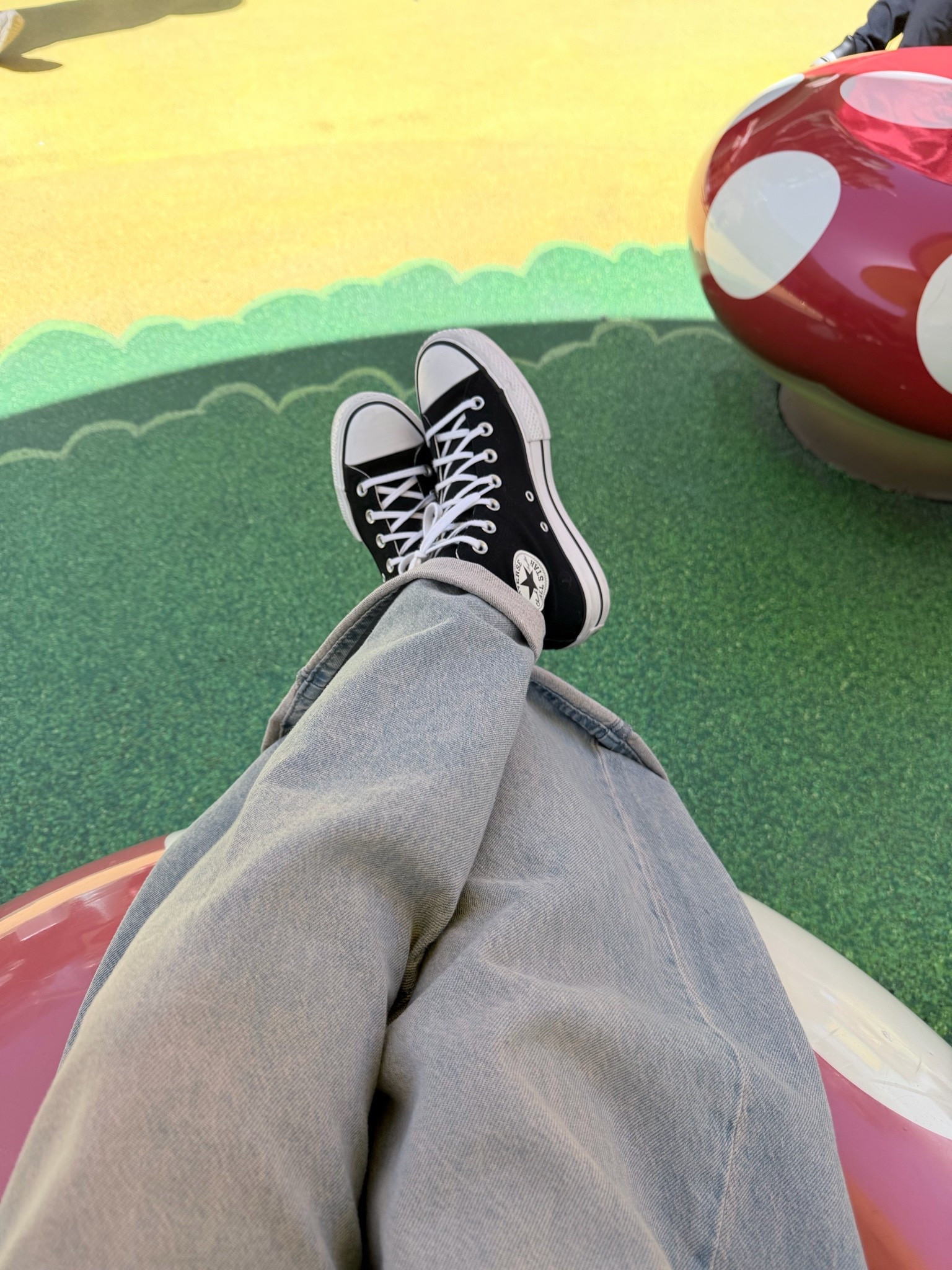 Always have loved my chucks, think I’ve had almost every color, but never for a lot of walking. These platform ones though are so comfy I can wear them all day and wear them to the parks all the time. 

#converse

#LTKOver40 #LTKmomlife