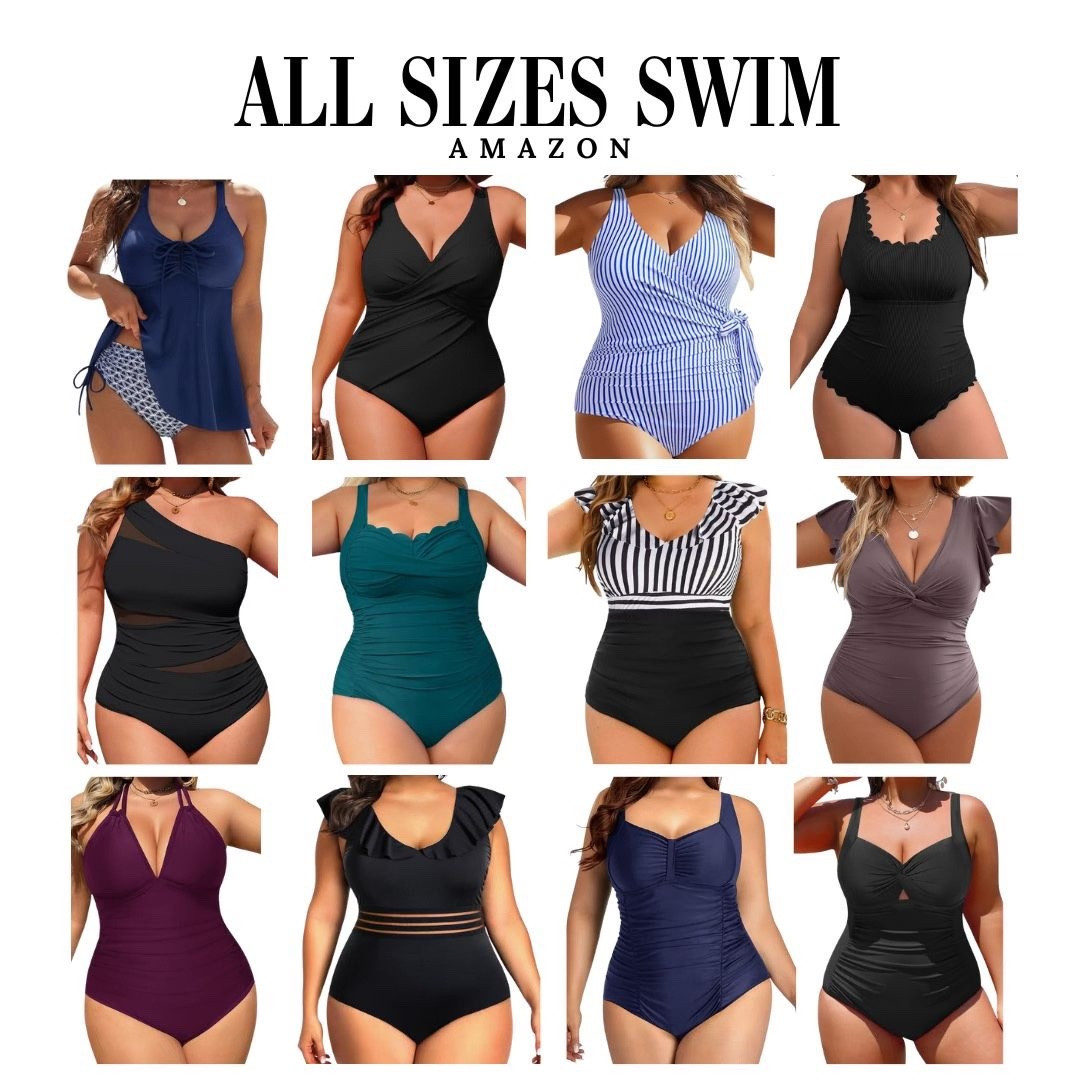 All sizes swim finds featuring flattering one-piece and tankini styles. With supportive, comfortable fits designed for every body.

#LTKSeasonal #LTKOver40 #LTKmomlife