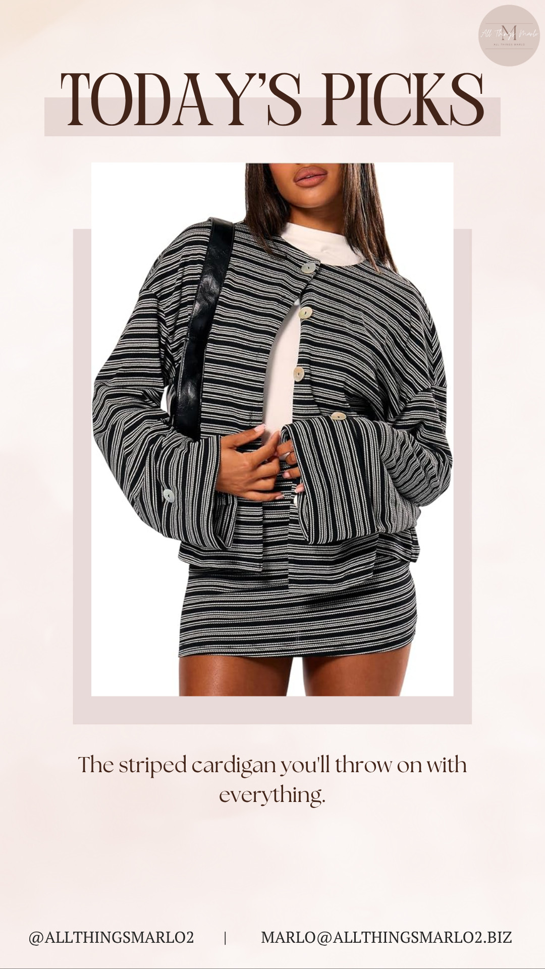 The striped cardigan you'll throw on with everything. 

 #LTKSeasonal #LTKWorkwear #LTKTravel