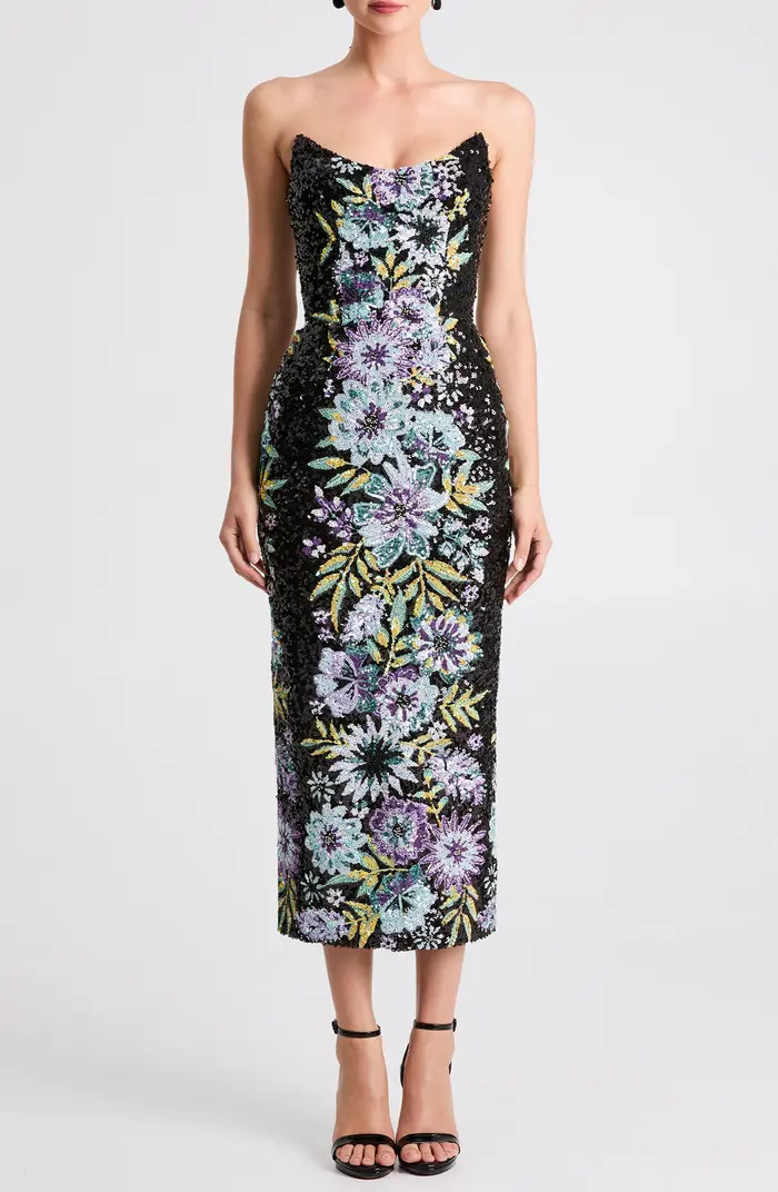 HELSI Alessandra Sequin Strapless Gown | Nordstrom | Nordstrom