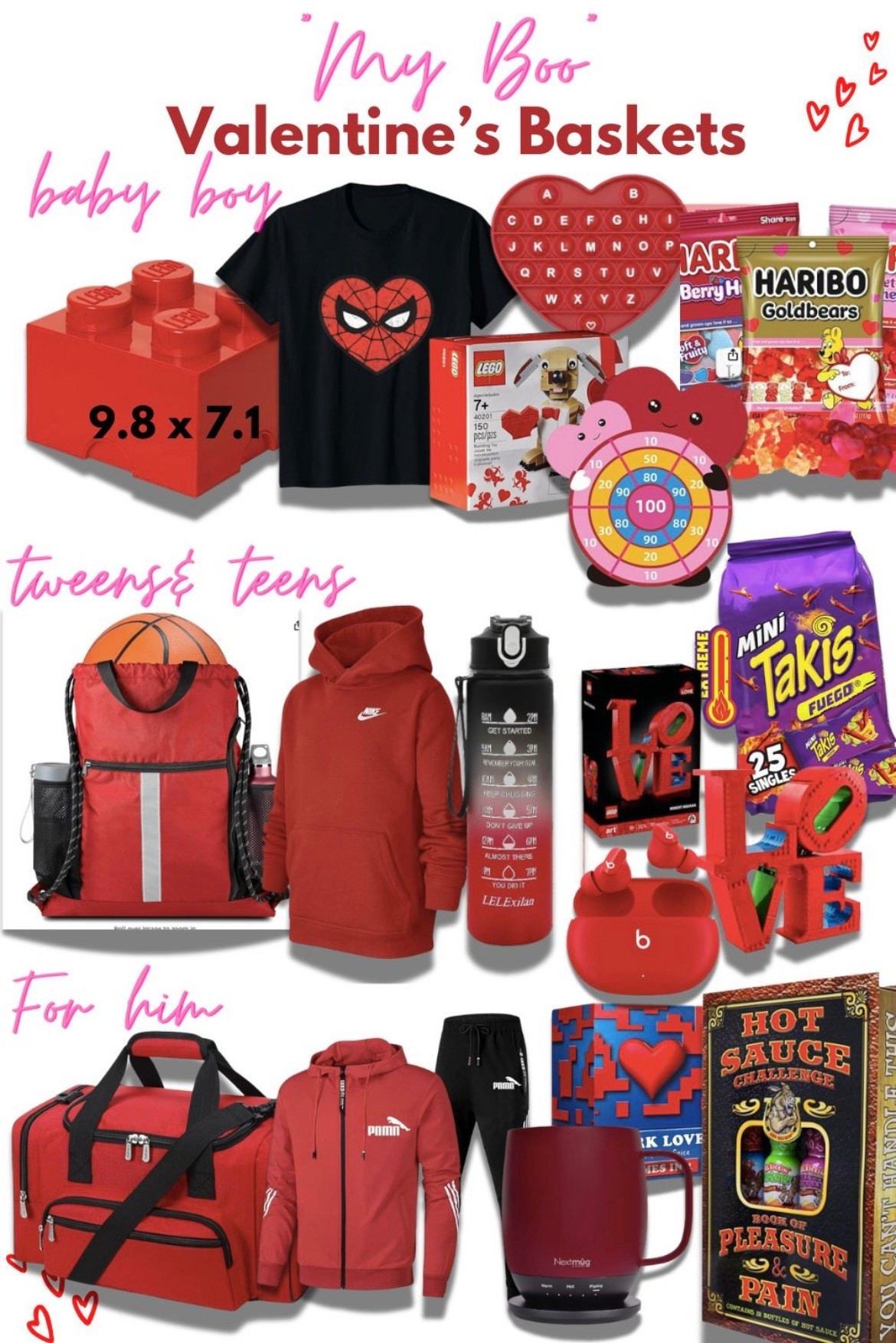 Valentines gifts for him at every age! Show those special guys how much you adore them!
#ValentinesGiftsForHim #ValentinesForKids #ValentinesForTeenTeens

#LTKValentine #LTKKids #LTKSeasonal