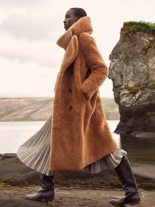 Sherpa Officer Coat | Banana Republic (US)