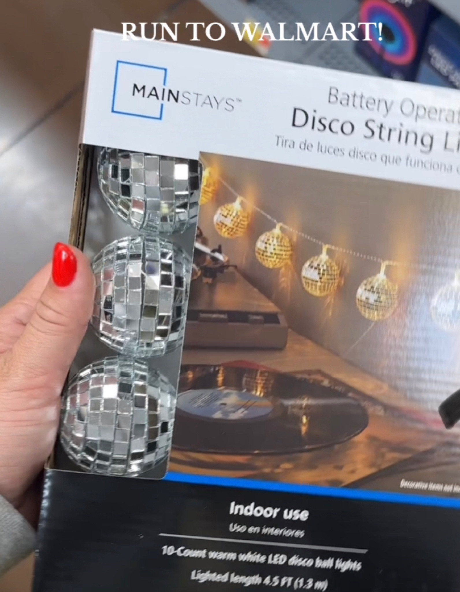 Mainstays battery operated store string lights