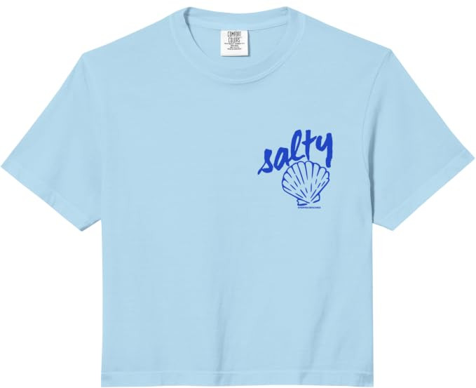 Salty Summer Comfort Colors Crop Top | Amazon (US)