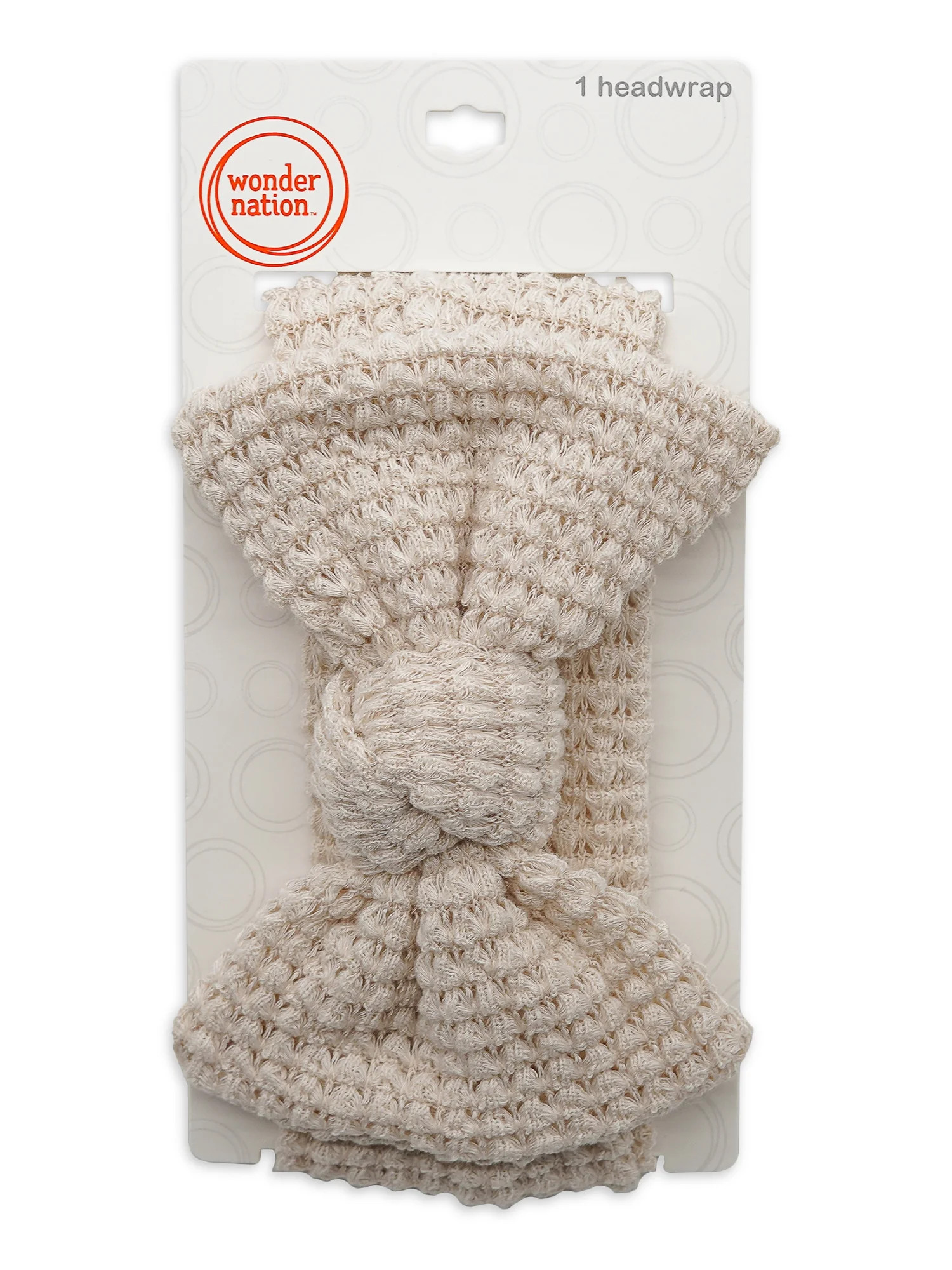 Wonder Nation Baby & Toddlers Oatmeal Headwrap | Walmart (US)
