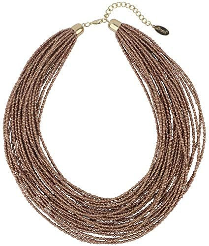 Bocar Multi Layer Chunky Bib Statement Seed Beads Cluster Collar Necklace for Women Gift (NK-1035... | Amazon (US)