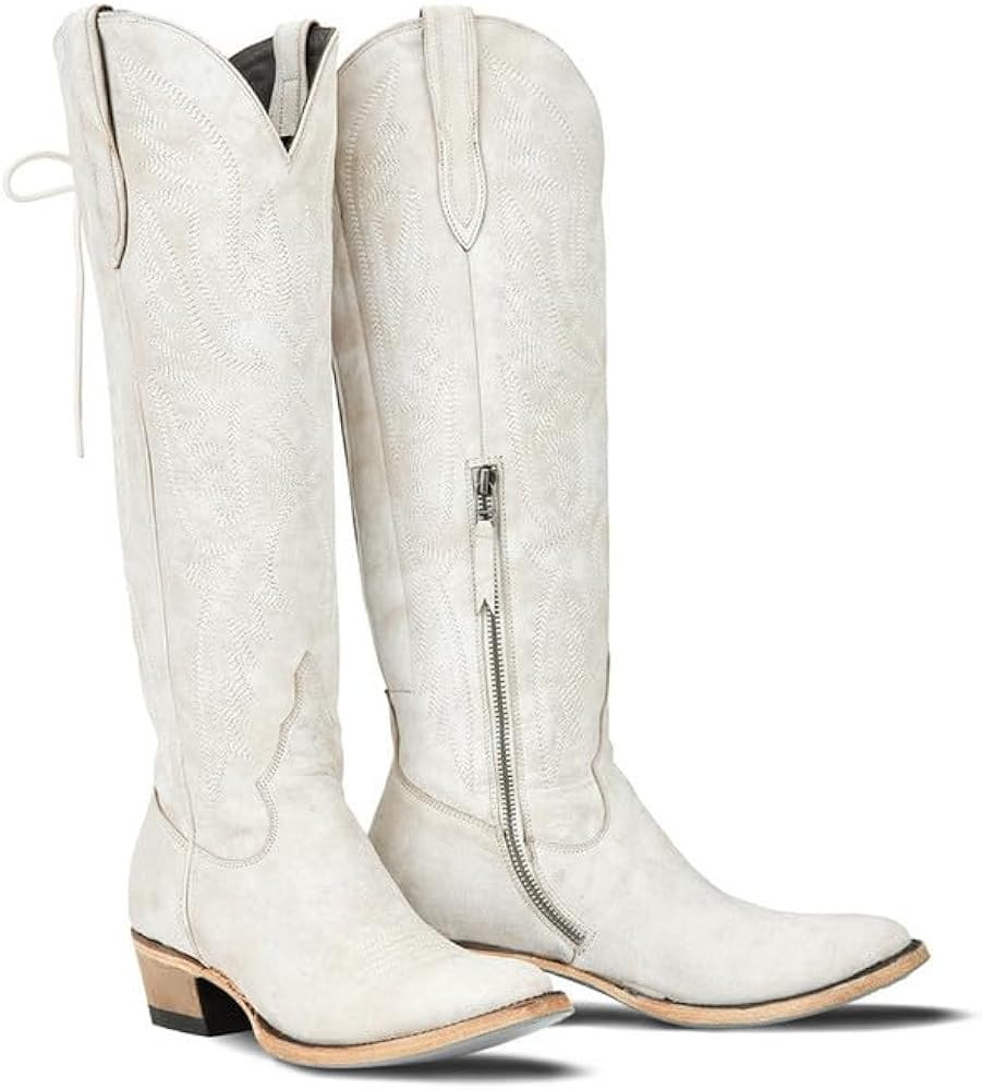 MissHeel Over the Knee Cowboy Boots for Women Adjustable Thigh High Cowgirl Boots | Amazon (US)