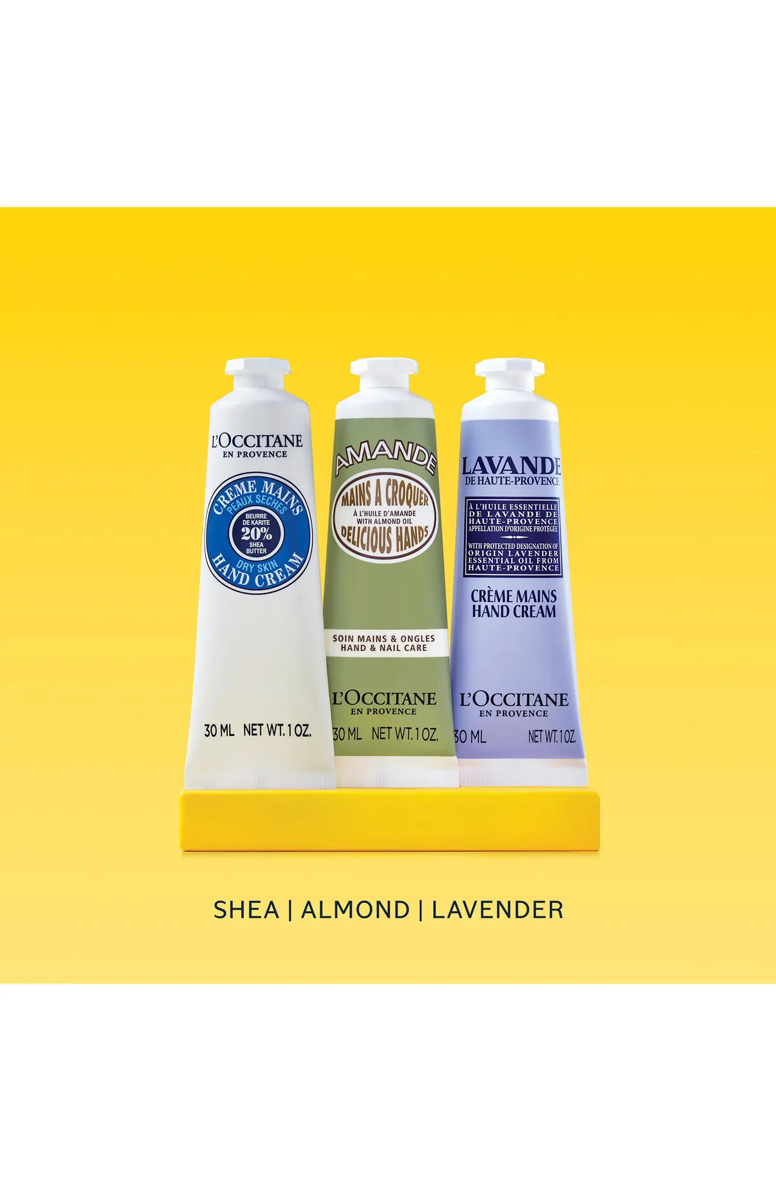 L'Occitane Travel Size Shea Hand Cream Favorites Set $37 Value | Nordstromrack | Nordstrom Rack