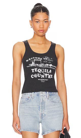 Tequila Country Tank in Black Snow | Revolve Clothing (Global)