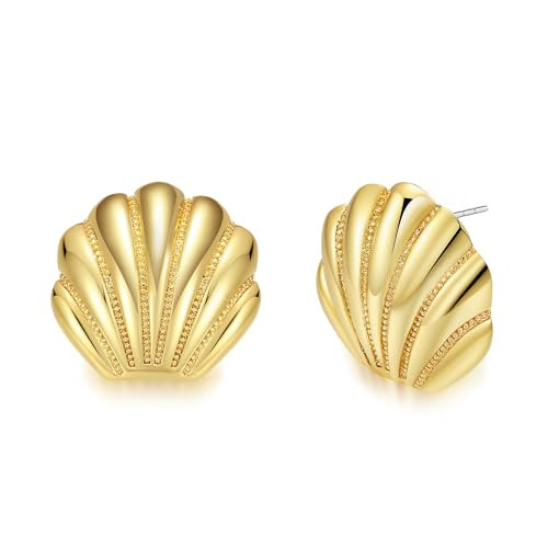 Chunky Gold Hoop & Statement Earrings - Lightweight Fashion Jewelry Gift | Amazon (US)