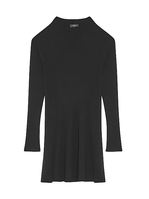 Wool Rib-Knit Sweaterdress | Saks Fifth Avenue