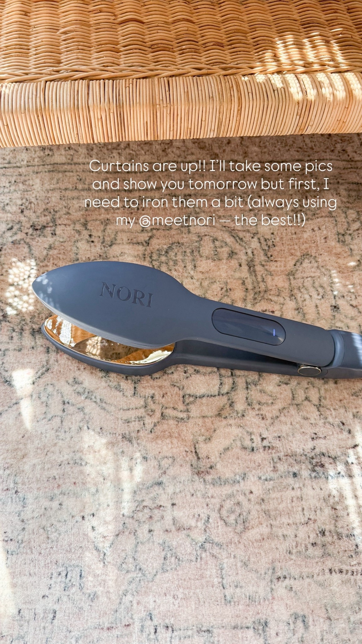 Love using my @Nori iron to steam curtains (and honestly, everything else!!)
Currently 25% off!! 

#LTKSaleAlert #LTKmomlife #LTKHome