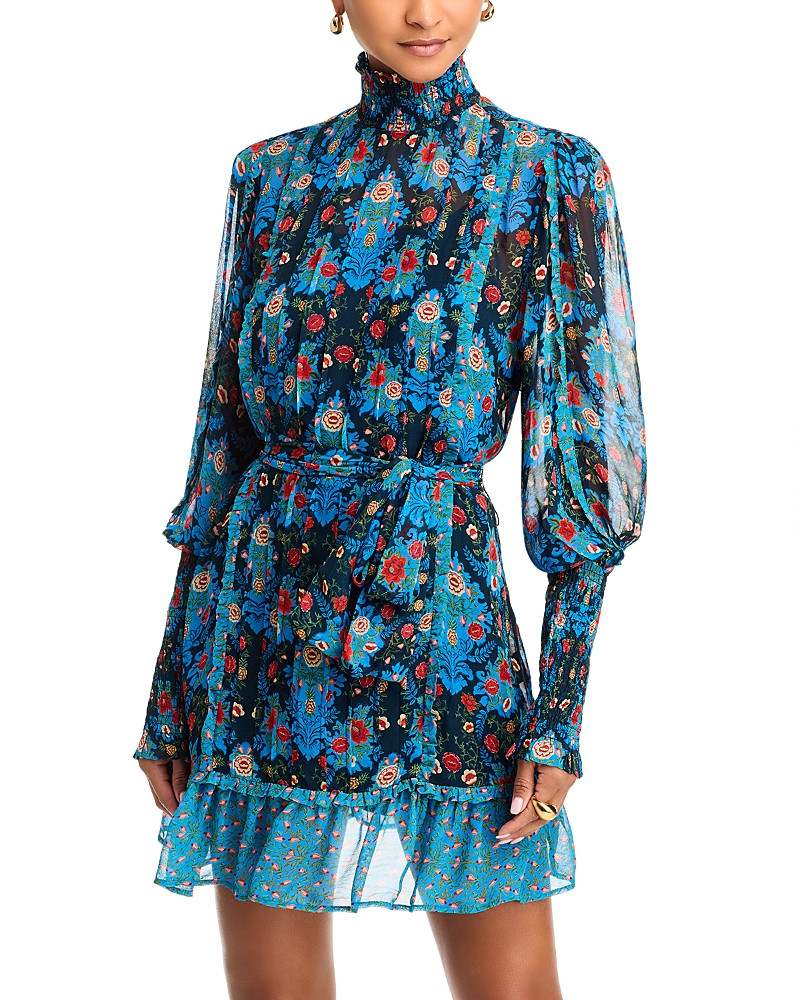 Farm Rio Arabesque Floral Pleated Dress | Bloomingdale's (US)