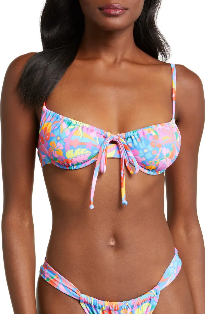Kulani Kinis Ruched Underwire Bikini Top Nordstrom Swimsuit Summer Nordstrom Anniversary Sale 2024  | Nordstrom