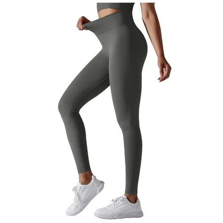 Leggings for Women Galaxy Printed Grey Sweatpants Classic Fit Trousers High Waist Compression Trousers Beach Pants Clothes Dark Gray S | Walmart (US)