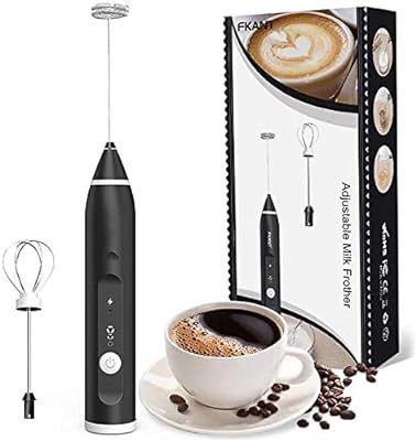 Milk Frother, USB Rechargeable Electric Foam Maker with 2 Stainless Steel Whisk, TOTOBAY Handheld... | Amazon (CA)