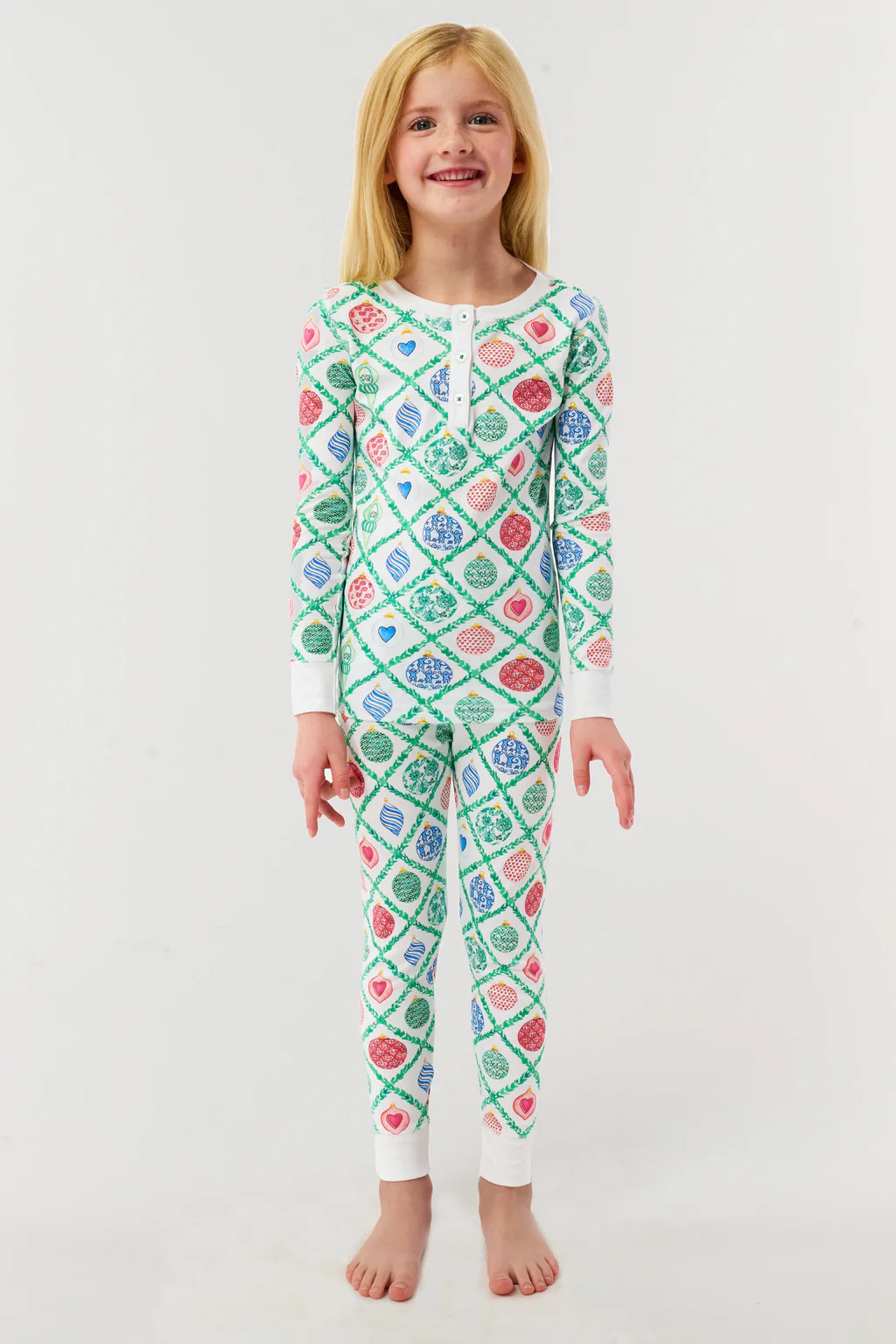 Kids Ornament Trellis Pajamas | Roller Rabbit