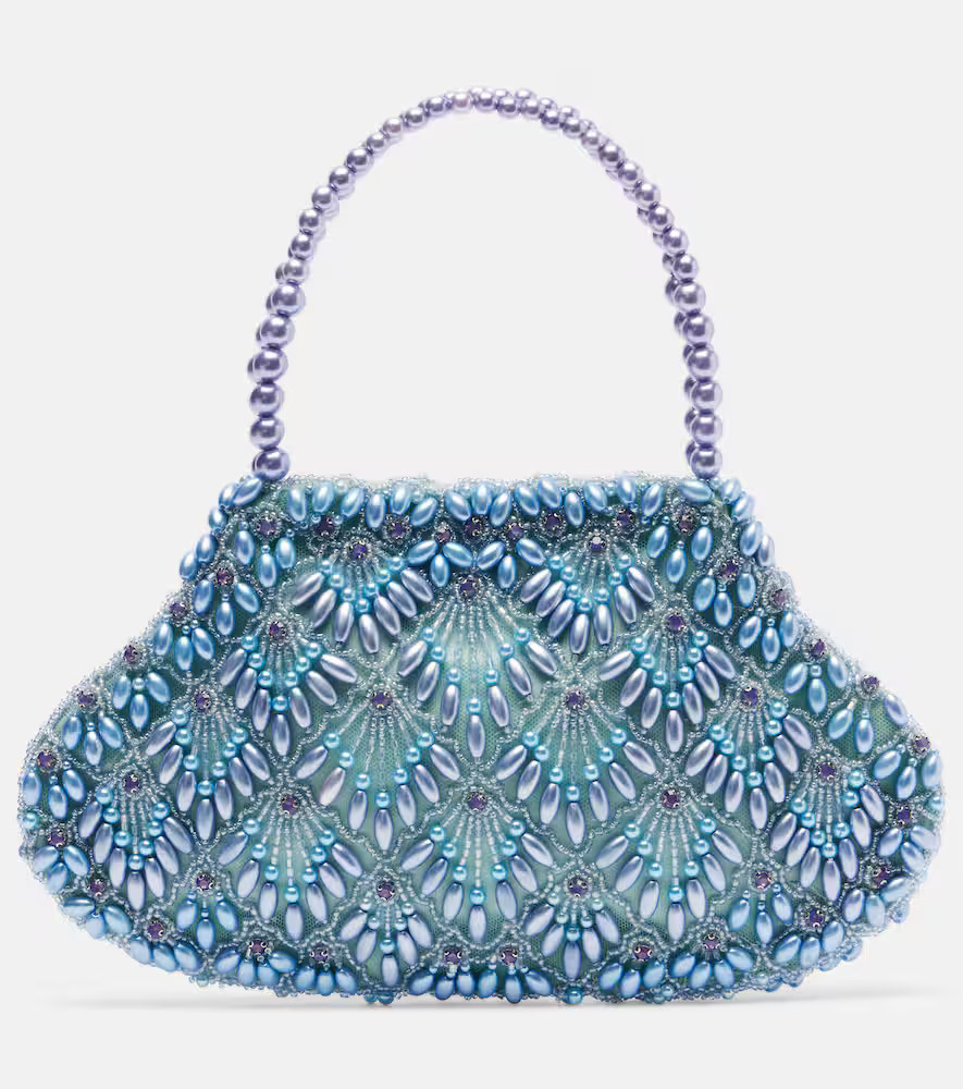 Clio Peppiatt Scallop Mini embellished tote bag | Mytheresa (US/CA)