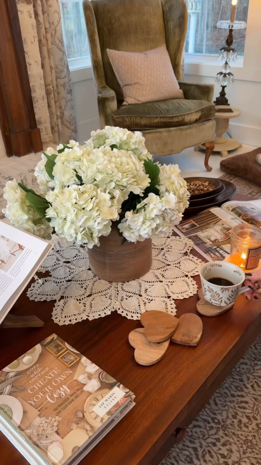 It’s time to get out the heart home decor. I add my heart coasters and bowl fillers to our coffee table with some beautiful faux florals. 

#LTKdayinmylife #LTKSeasonal #LTKHome