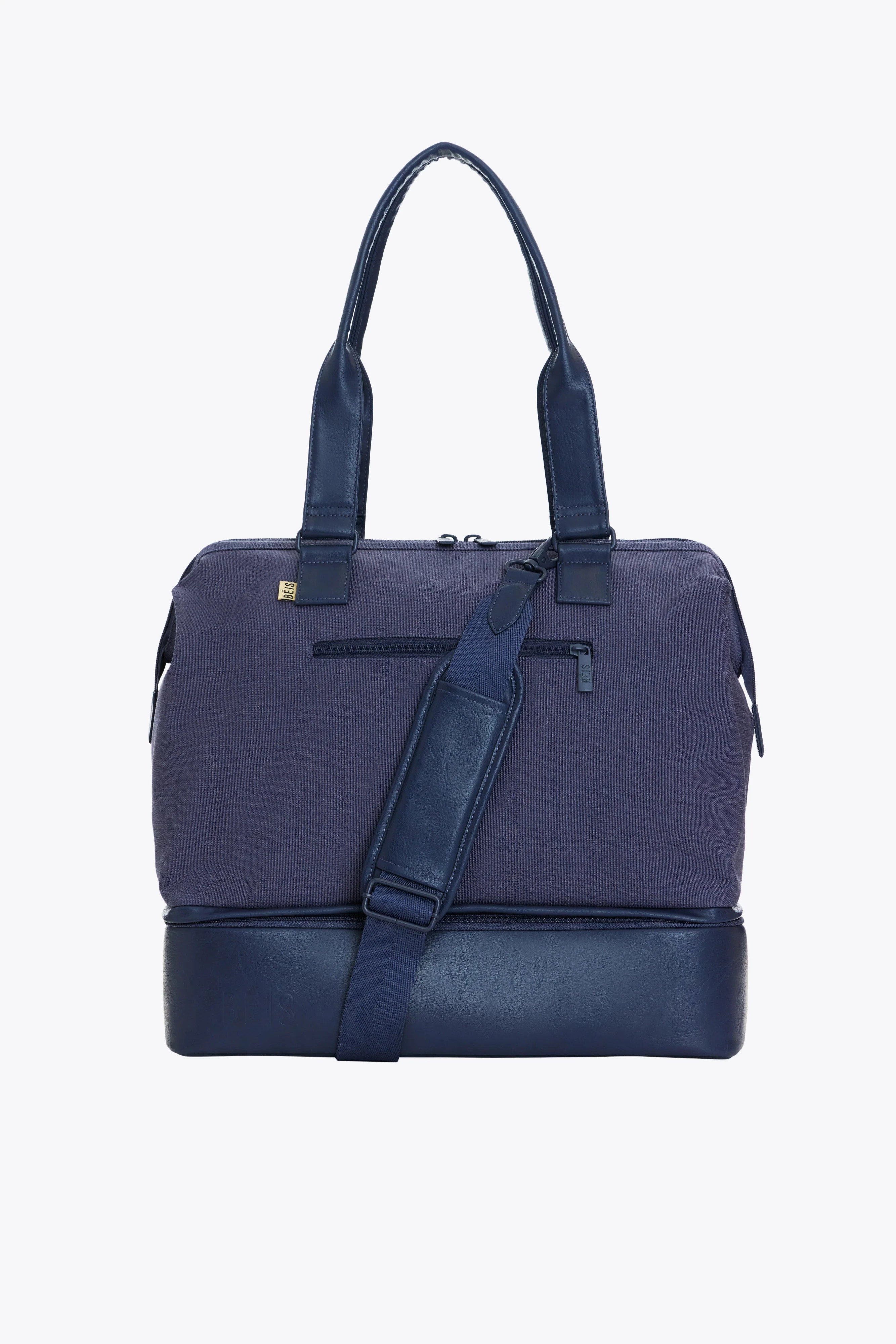 The Convertible Mini Weekender 
                in Navy | BEIS