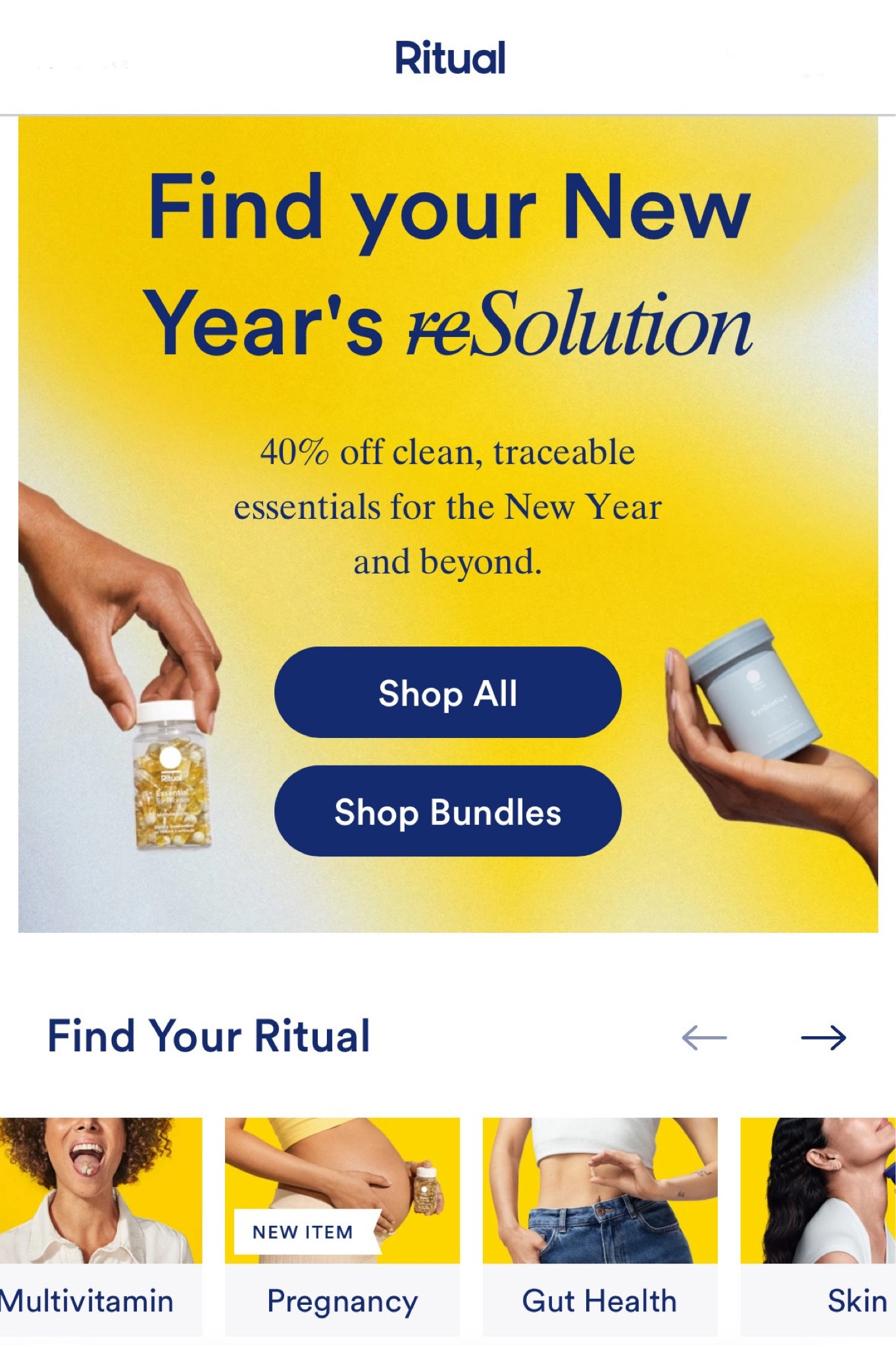 Ritual 40% off sale! I currently use their postnatal vitamin 💊

#LTKsalealert #LTKbump #LTKfindsunder50