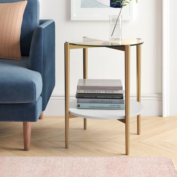 Wadley Glass Top End Table | Wayfair North America