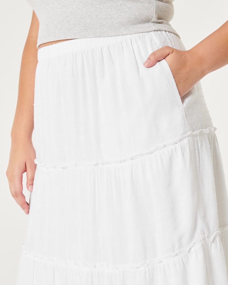 Women's Tiered Maxi Skirt | Women's Bottoms | HollisterCo.com | Hollister (US)