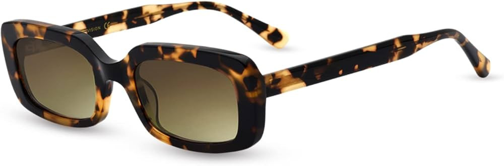 Veda Tinda Rectangle Sunglasses Women Retro Trendy Narrow Slim Square Fashion Vintage Frame 90's ... | Amazon (US)