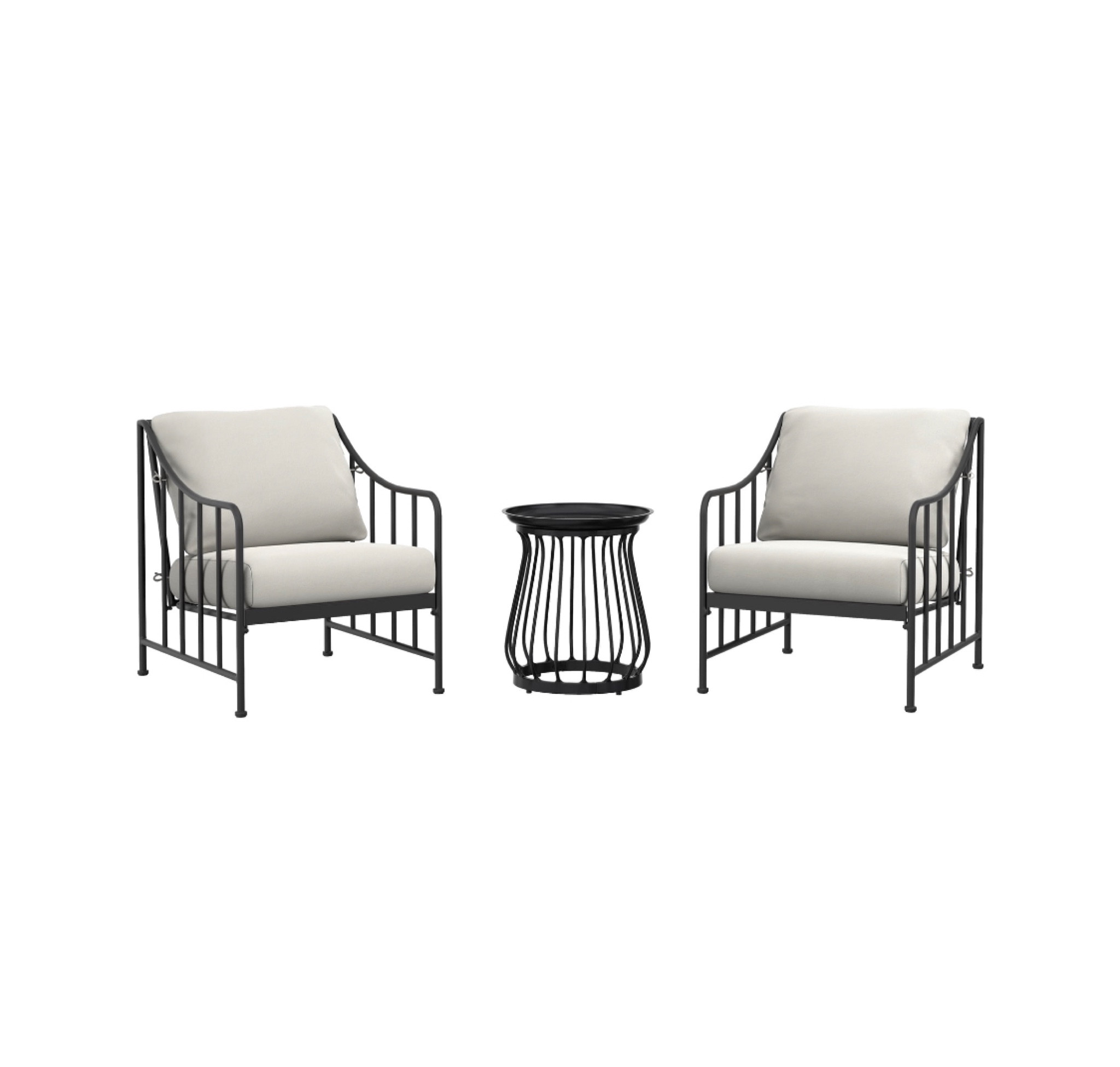 The perfect little set for morning coffee. Sleek and well made by Better Homes and Gardens. The cushions are a perfect combination of sturdy, yet comfy. I expect this outdoor fabric to last for years to come! 

#LTKhome