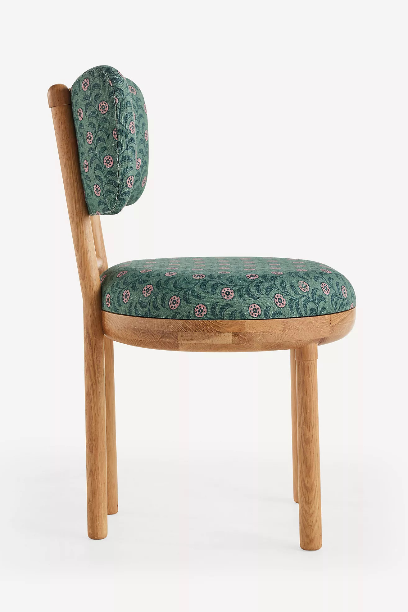 Irie Leora Block-Print Oak Wood Dining Chair | Anthropologie (US)