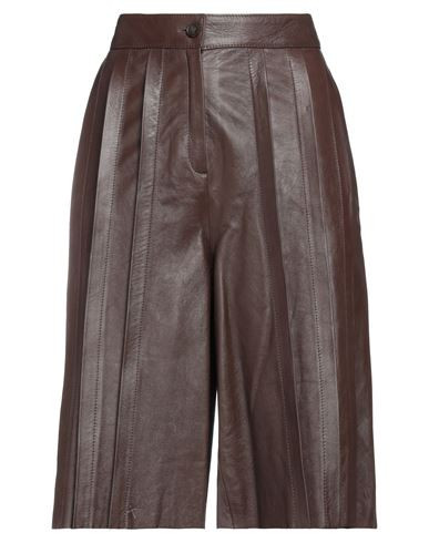 Golden Goose Woman Pants Dark brown Size 2 Ovine leather | YOOX (US)