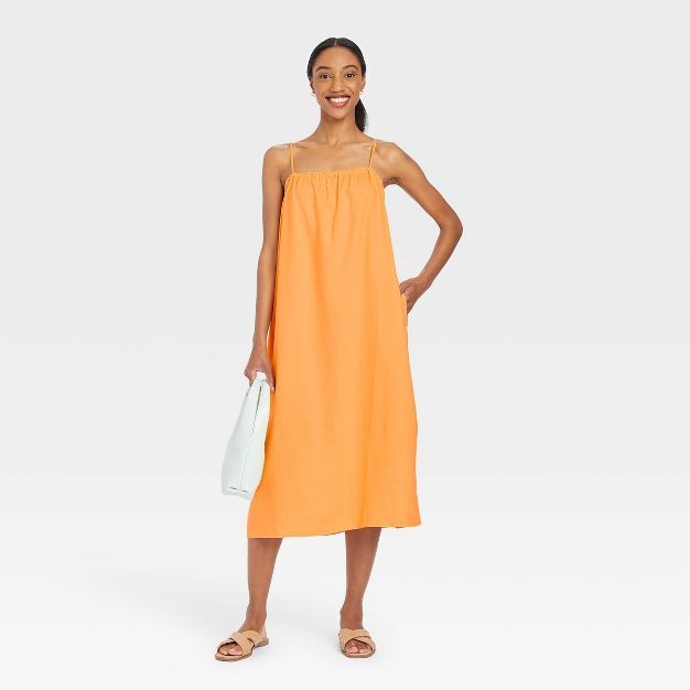 Women's Easy Linen Tank Dress - A New Day™ | Target