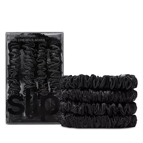 Pure Silk Back to Basics Skinny Scrunchies, Set of 4 | Bloomingdale's (US)