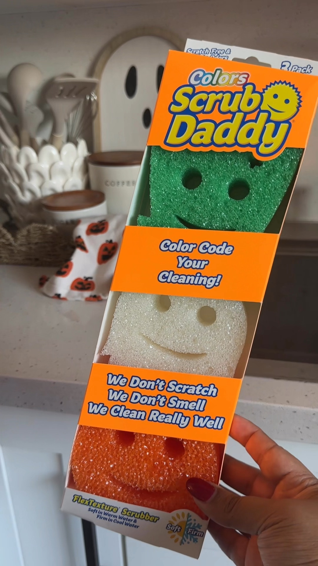 Halloween Scrub Daddy👻🎃💀 #WalmartFinds 

#LTKHome #LTKSeasonal #LTKVideo
